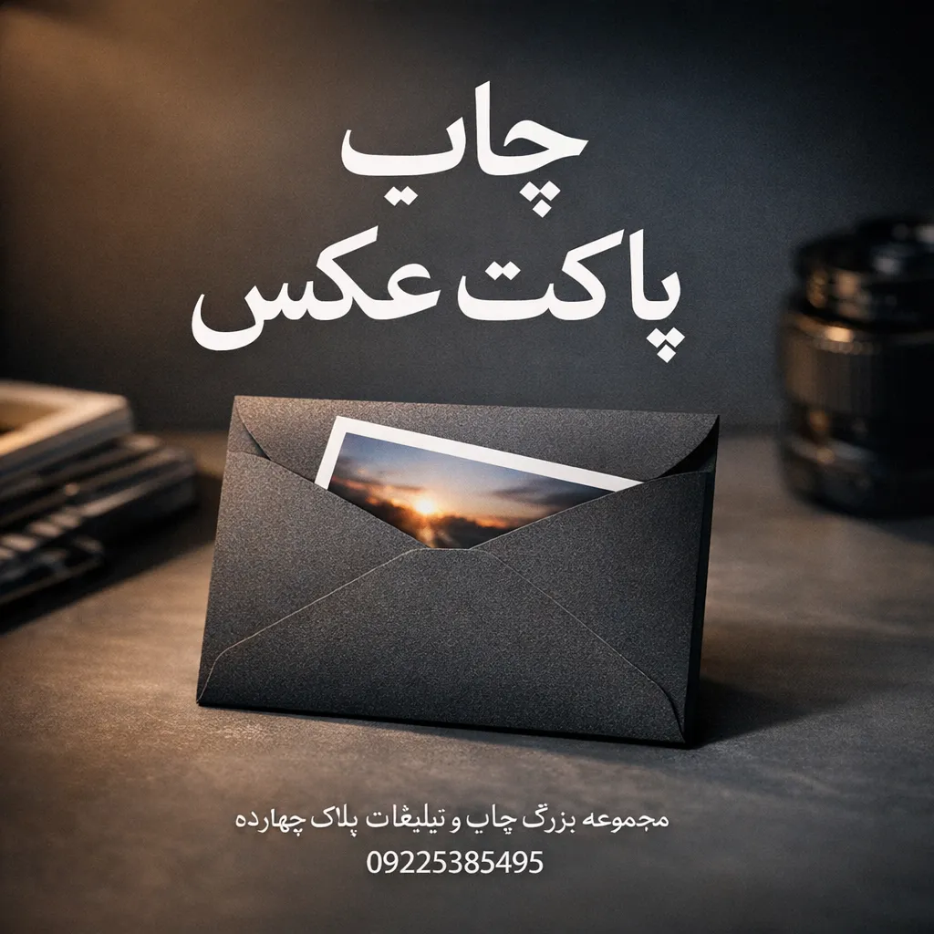 چاپ پاکت عکس اختصاصی در مشهد برای آتلیه و مراکز چاپ