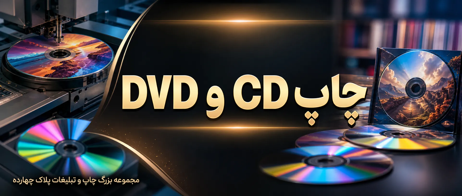 چاپ CD و DVD با طراحی اختصاصی در مشهد