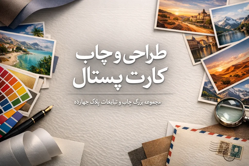 چاپ کارت پستال در مشهد با طراحی حرفه‌ای و کیفیت بالا