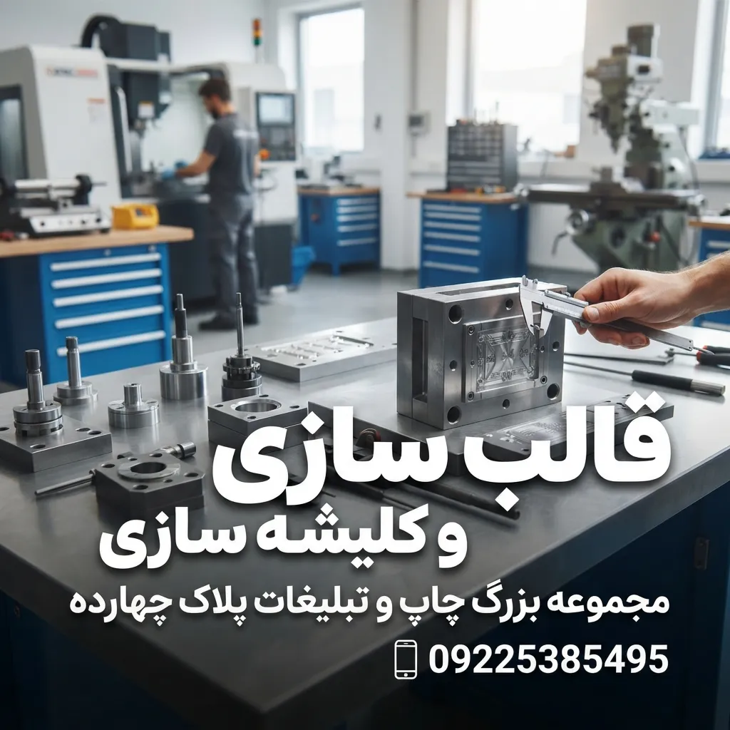 خدمات تخصصی قالب سازی، کلیشه سازی و تیغه سازی در مرکز چاپ پلاک ۱۴ مشهد
