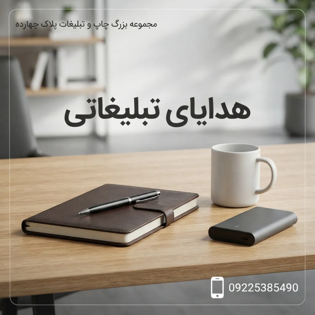 انواع هدایای تبلیغاتی و گیفت ست سازمانی با قابلیت چاپ اختصاصی در مشهد