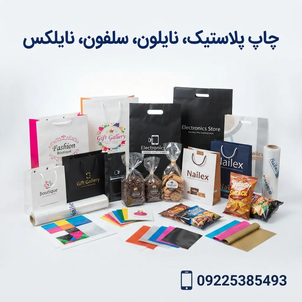 چاپ نایلون و پلاستیک تبلیغاتی اختصاصی با لوگوی برند در مشهد