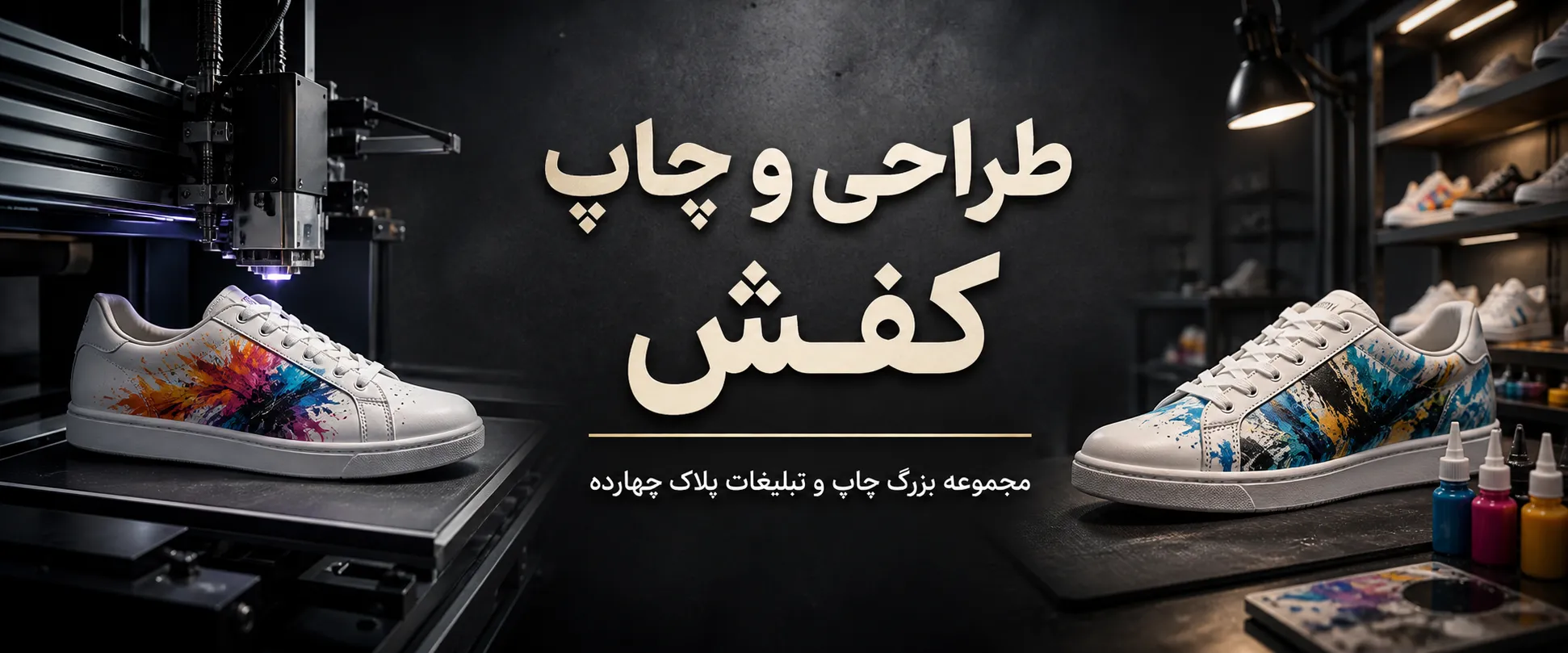 چاپ کفش تبلیغاتی در مشهد با لوگو و طرح اختصاصی
