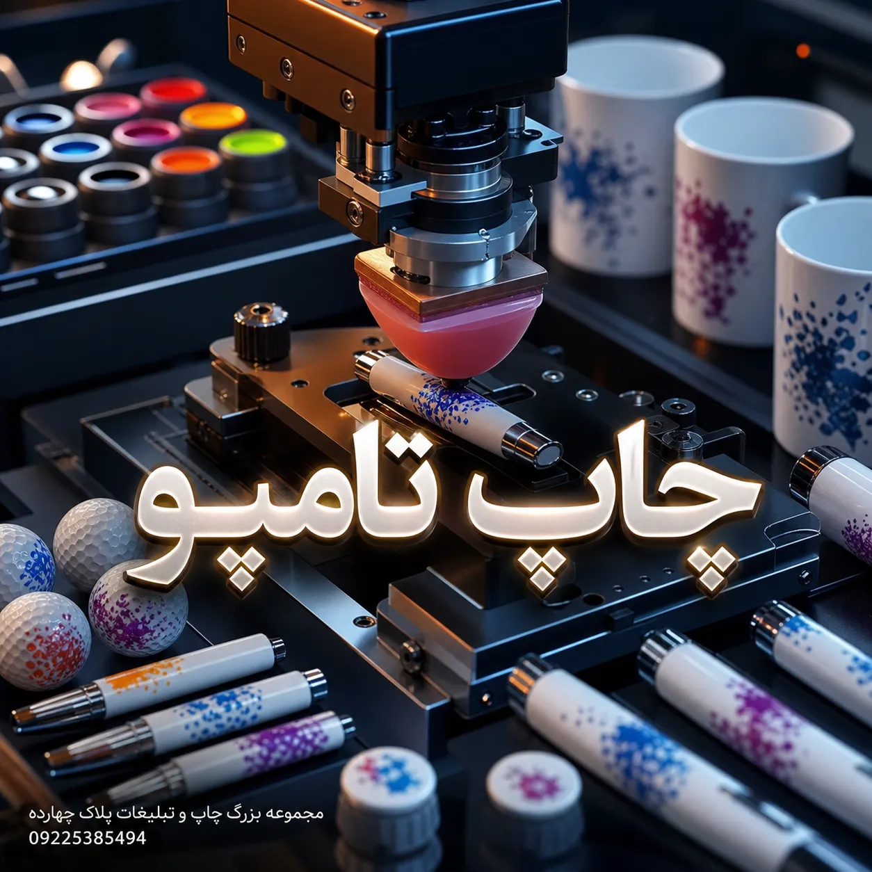ساخت کلیشه تامپو در مشهد برای چاپ روی قطعات صنعتی و هدایای تبلیغاتی