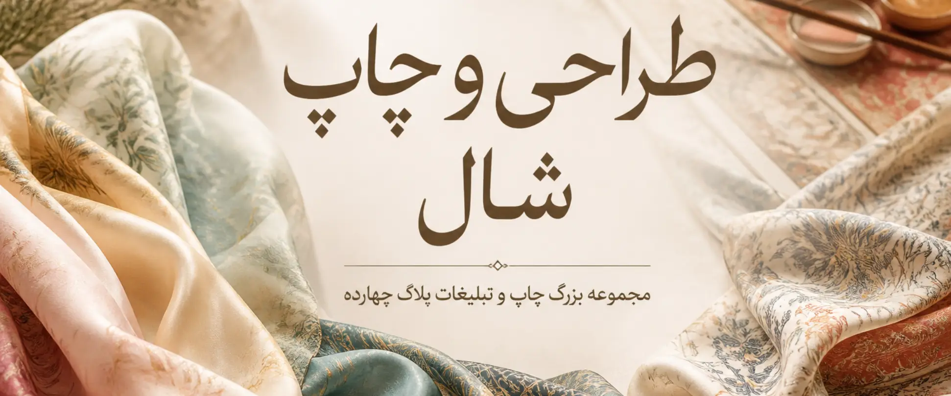 چاپ شال تبلیغاتی و هدیه ساتن در مشهد با کیفیت بالا